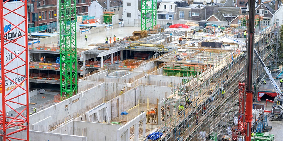 Zalmhaven, Rotterdam | Geconditioneerde bouw van één verdieping per week