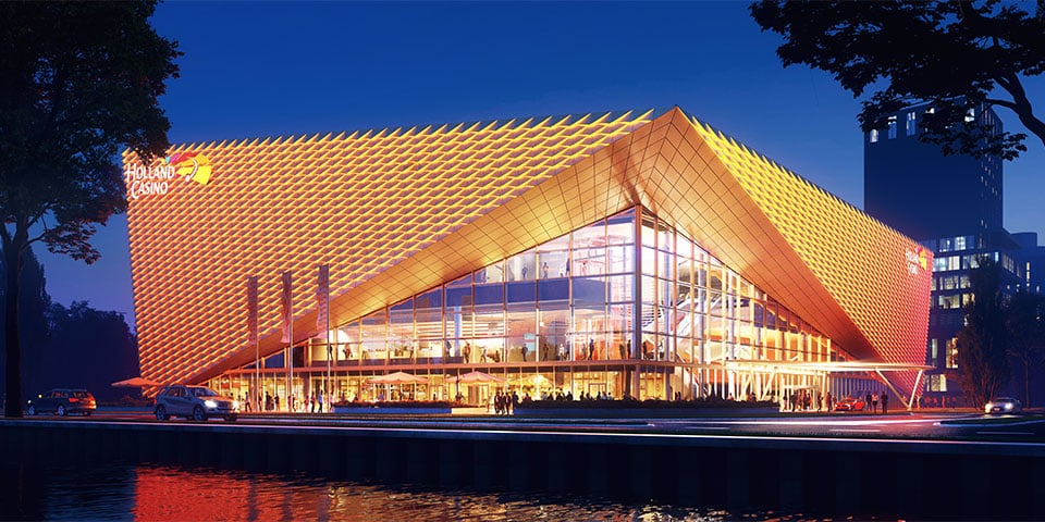 Holland Casino, Utrecht | Spectaculaire dakbedekking, opgebouwd uit 6.000 wybertjes