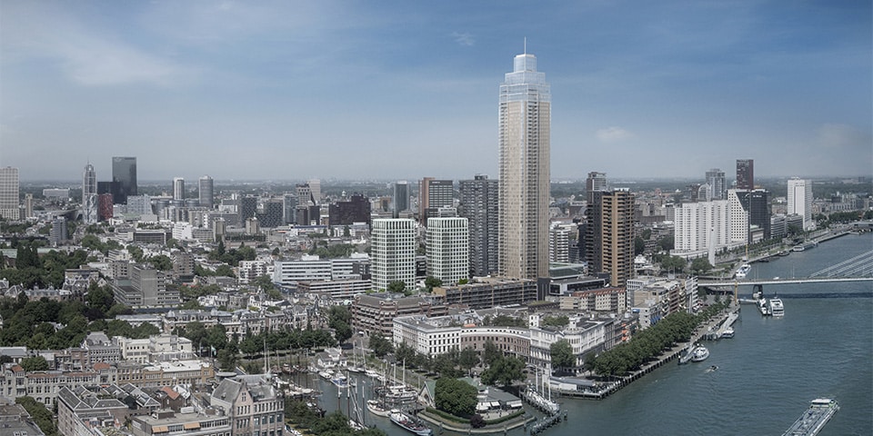 Zalmhaven, Rotterdam | Hoogste woontoren ter wereld wordt prefab gebouwd