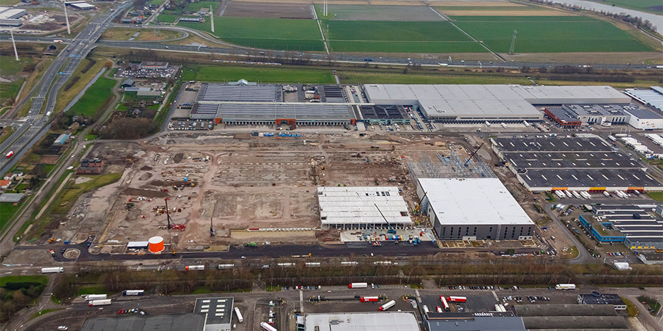 Het grootste distributiecentrum van Nederland in aanbouw