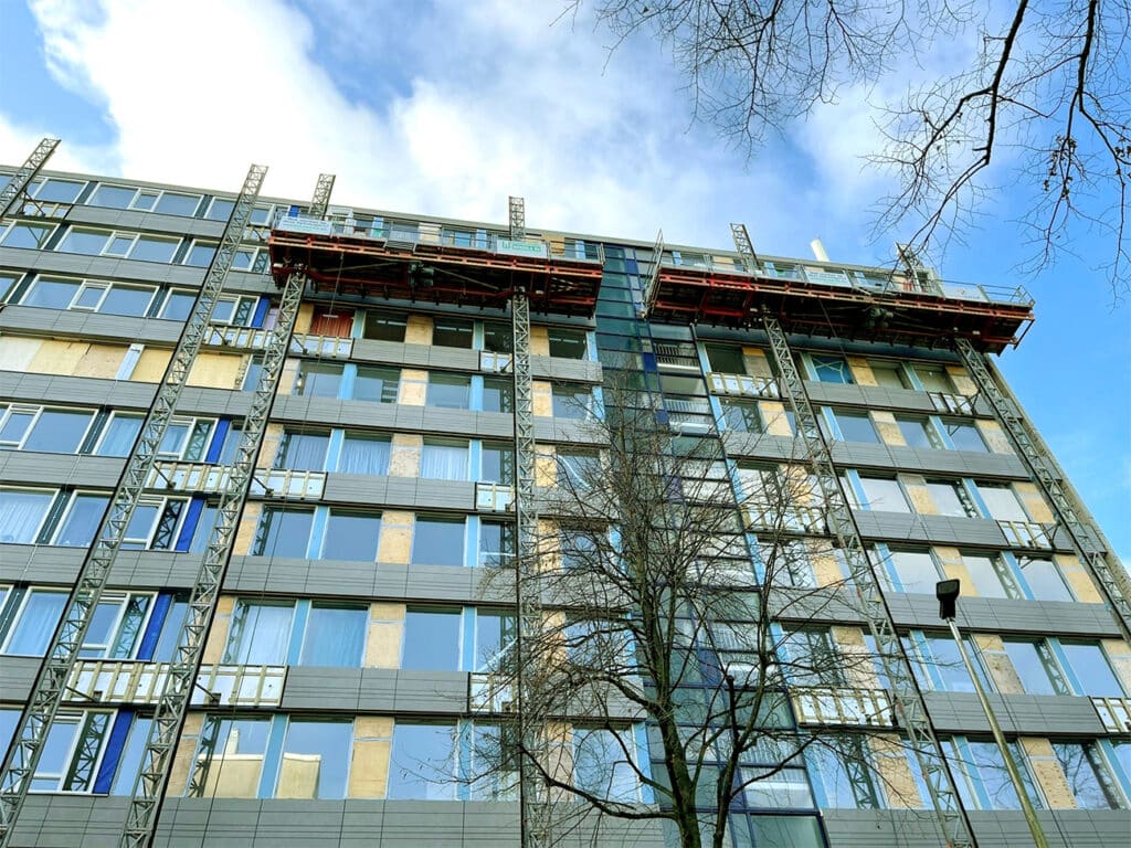Asbestsanering en sloop voor renovatie flatgebouw in Utrecht