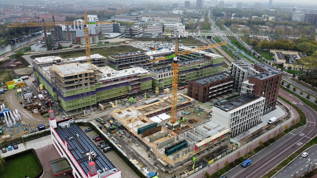 ERA Contour zet als eerste bouwer in Nederland nieuwste antibotssysteem in op alle projecten met meerdere bouwkranen